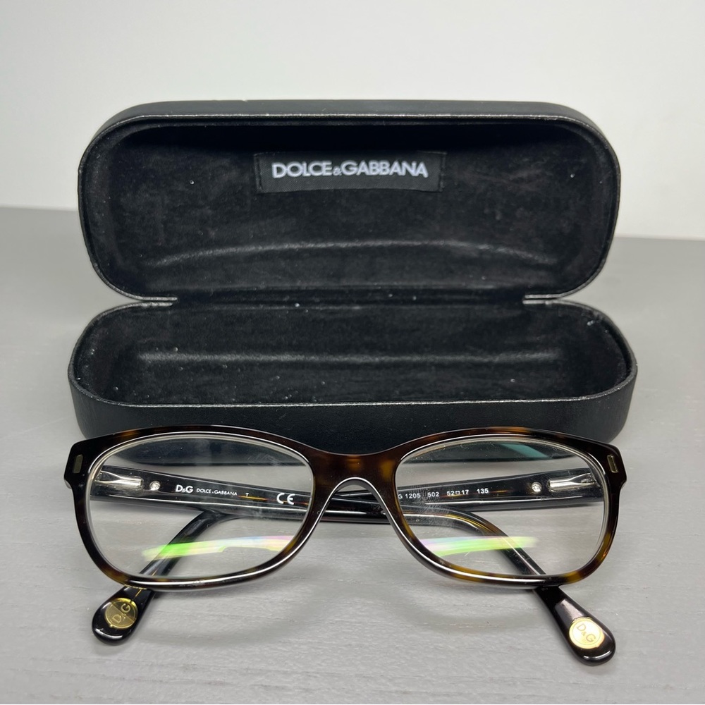 Dolce and Gabbana 1205 Frames and Case. Good condition.